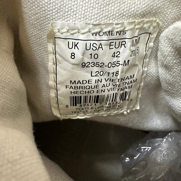 Palladium Pampa Hi Canvas High Top Boots Marshmellow White Size 10 - Picture 5 of 9